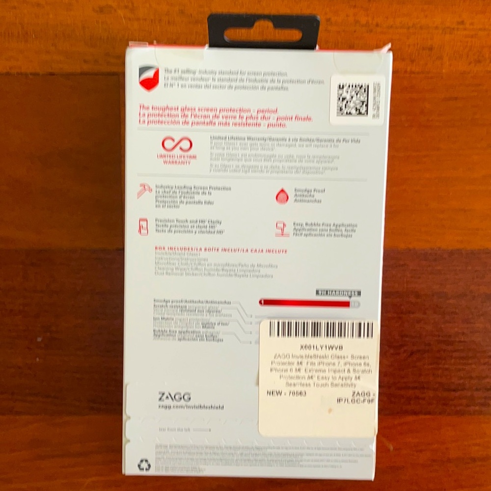 Zagg Invisible Shield Glass+ Screen Protector - Picture 4 of 4